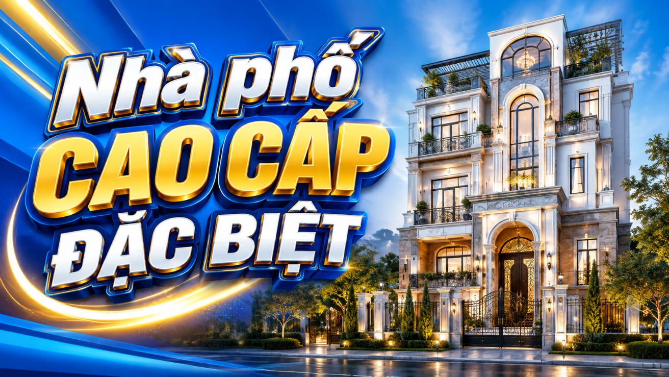 Hình công trình Nhà phố cao cấp đặc biệt – Giải pháp vật tư theo từng giai đoạn